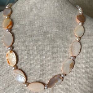 Combo MOP & Genuine Fresh Water Pearls Handcrafted